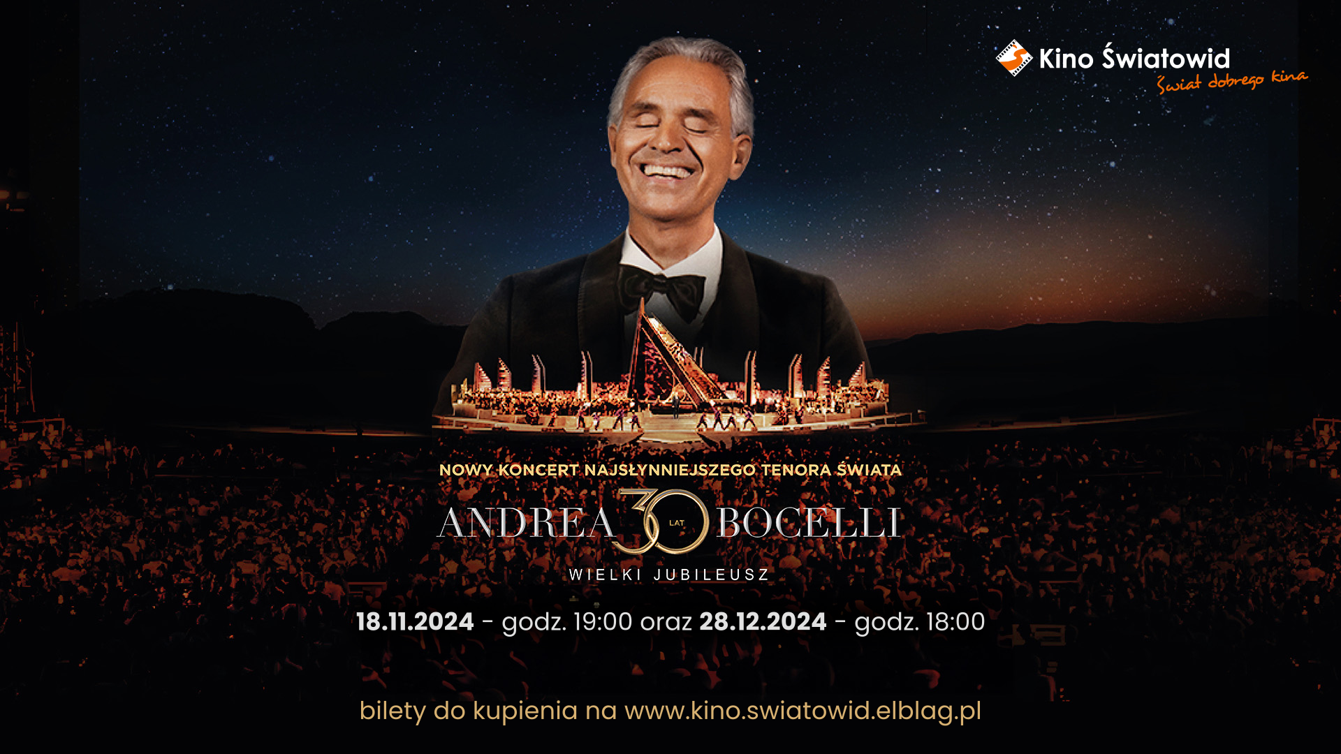 Andrea Bocelli. Wielki jubileusz 30-lecia występów