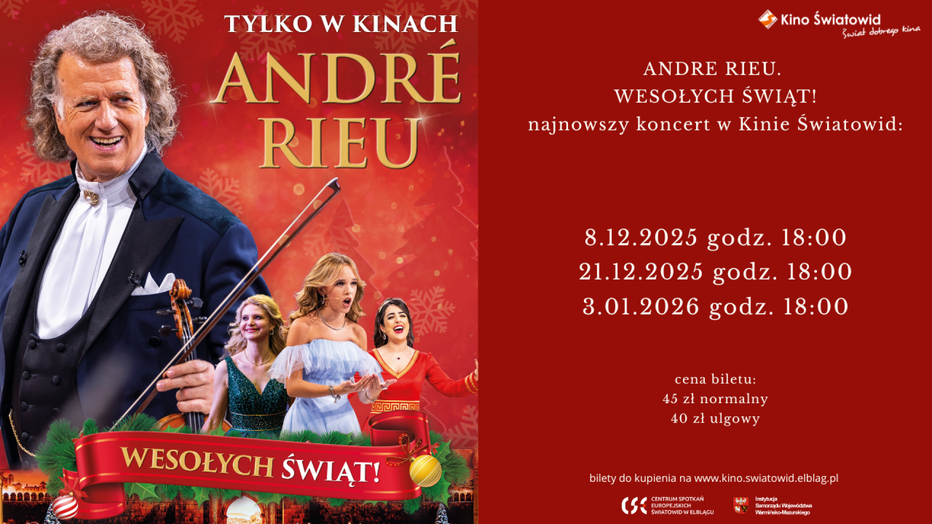 André Rieu. Wesołych Świąt!
