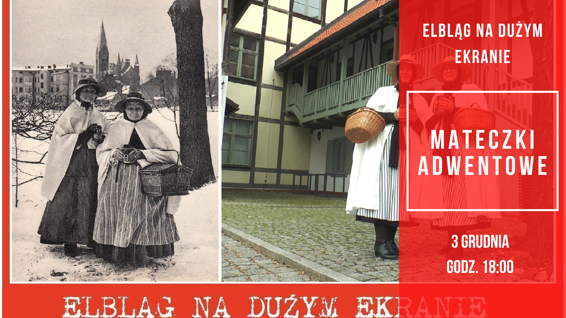 Elbląg na dużym ekranie: „Mateczki adwentowe”