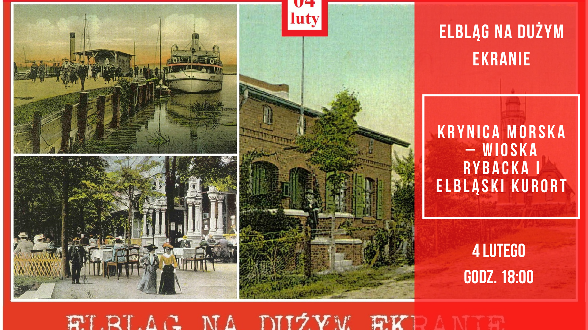 Elbląg na dużym ekranie: „Krynica Morska – wioska rybacka i elbląski kurort”