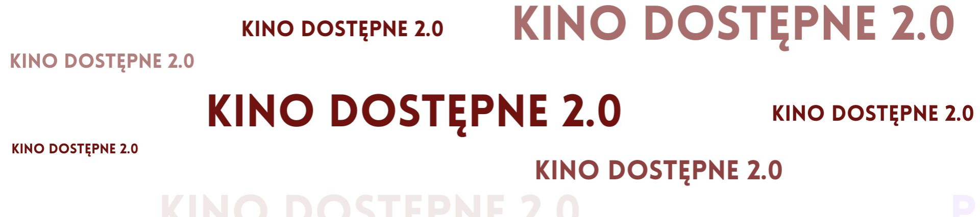 Grafika strony Kino Dostępne 2.0