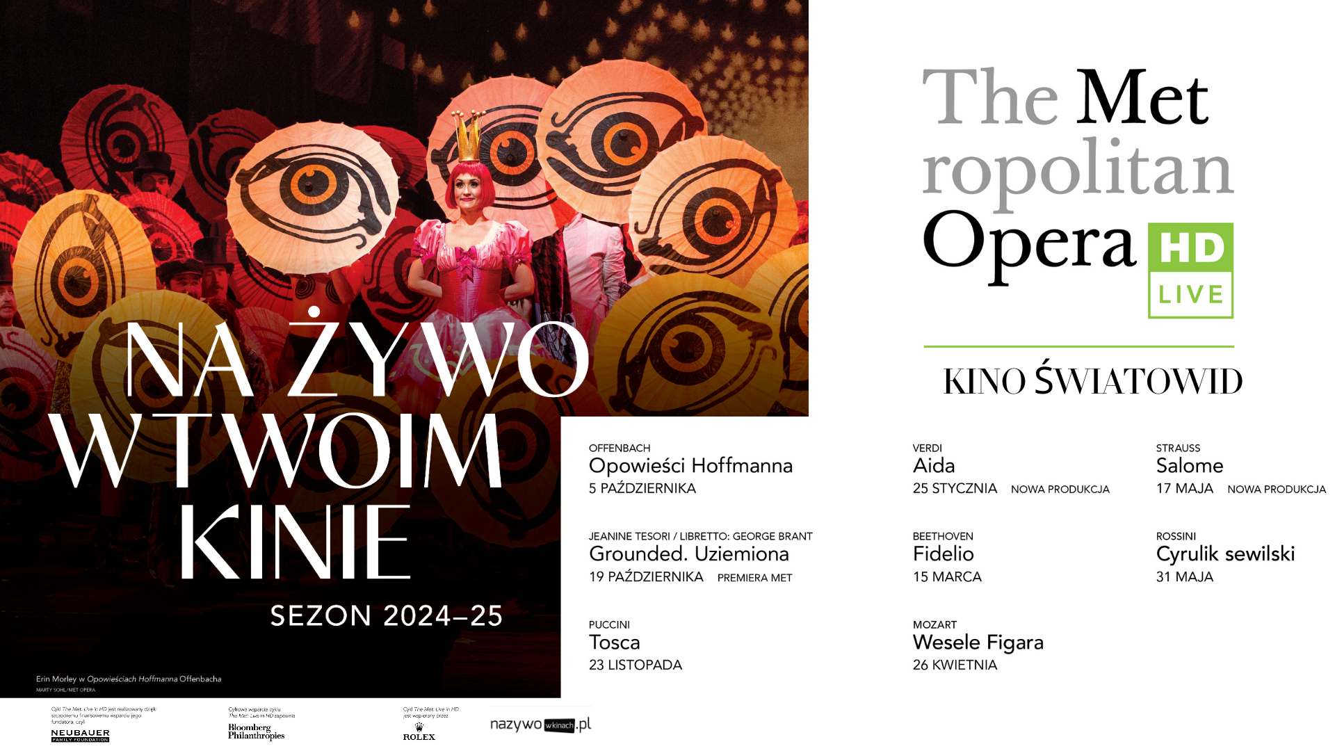 Nowy sezon transmisji z The Metropolitan Opera!