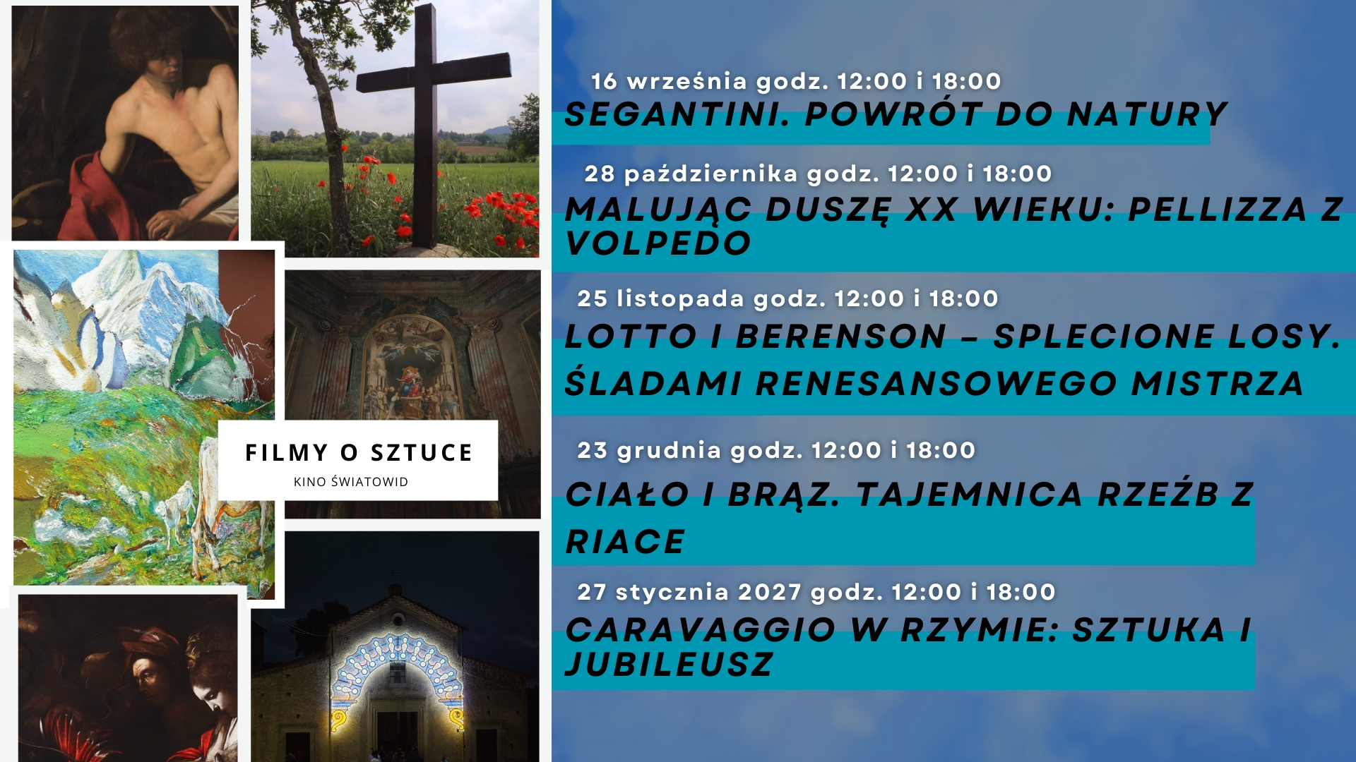Filmy o Sztuce 2026/27 w Kinie Światowid