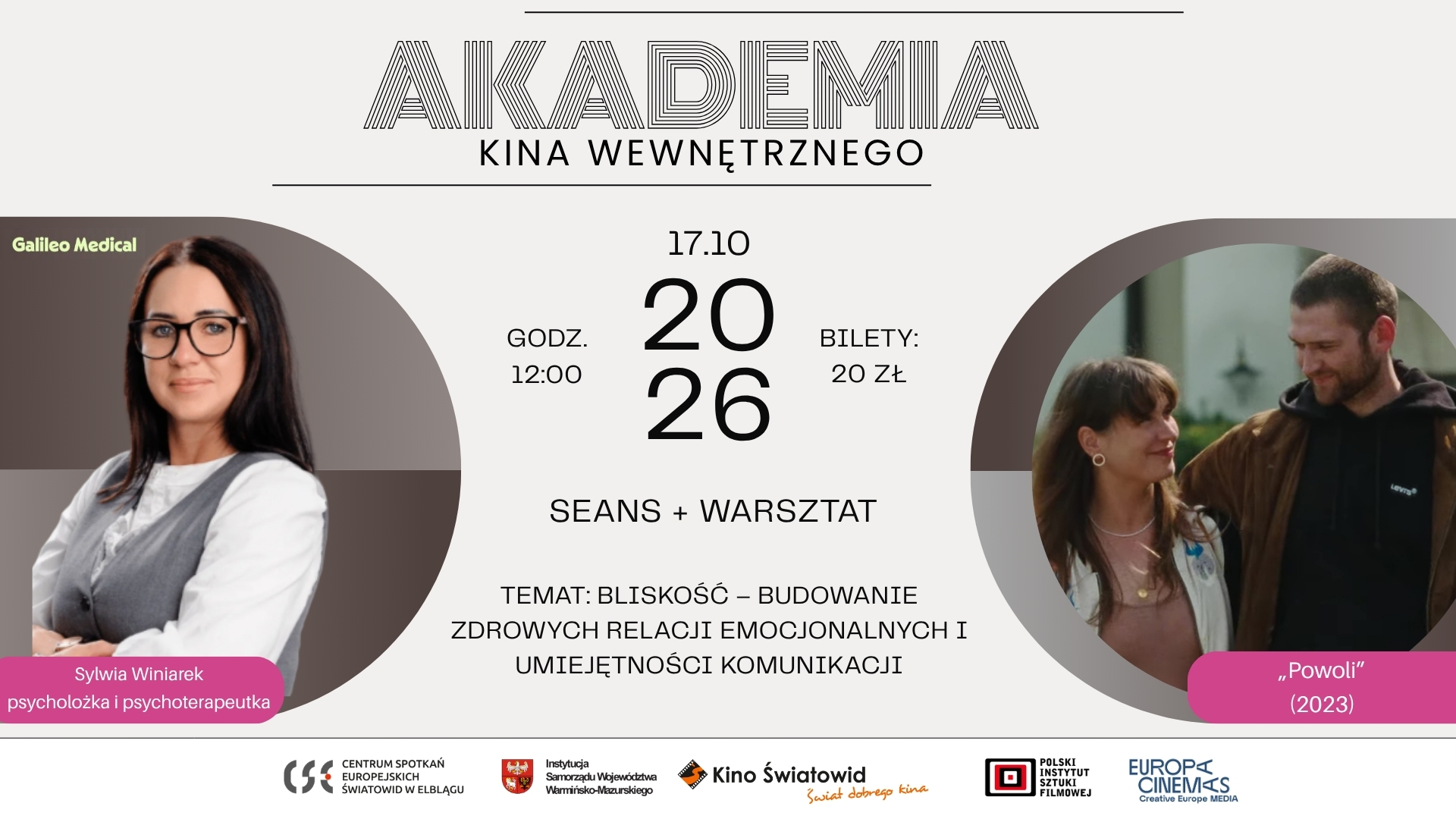 Akademia Kina Wewnętrznego 2026: O bliskości