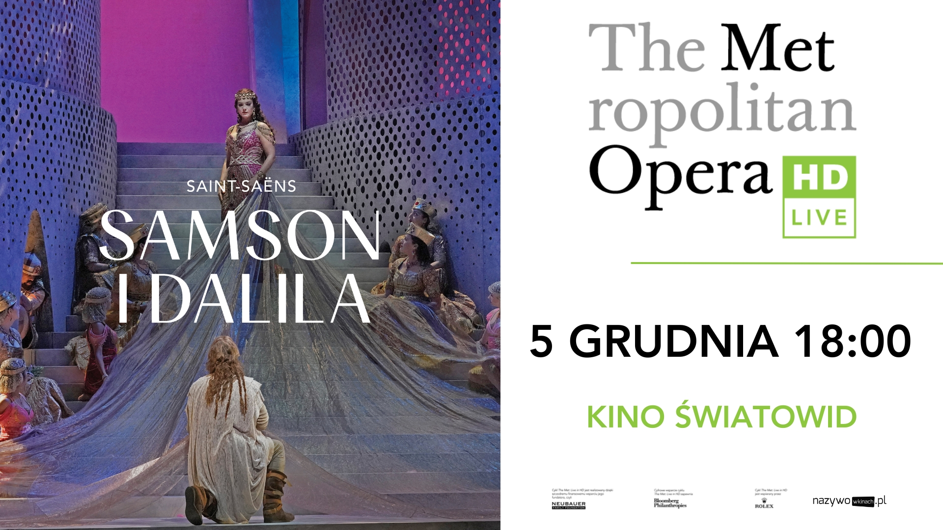 The Metropolitan Opera: Samson i Dalila